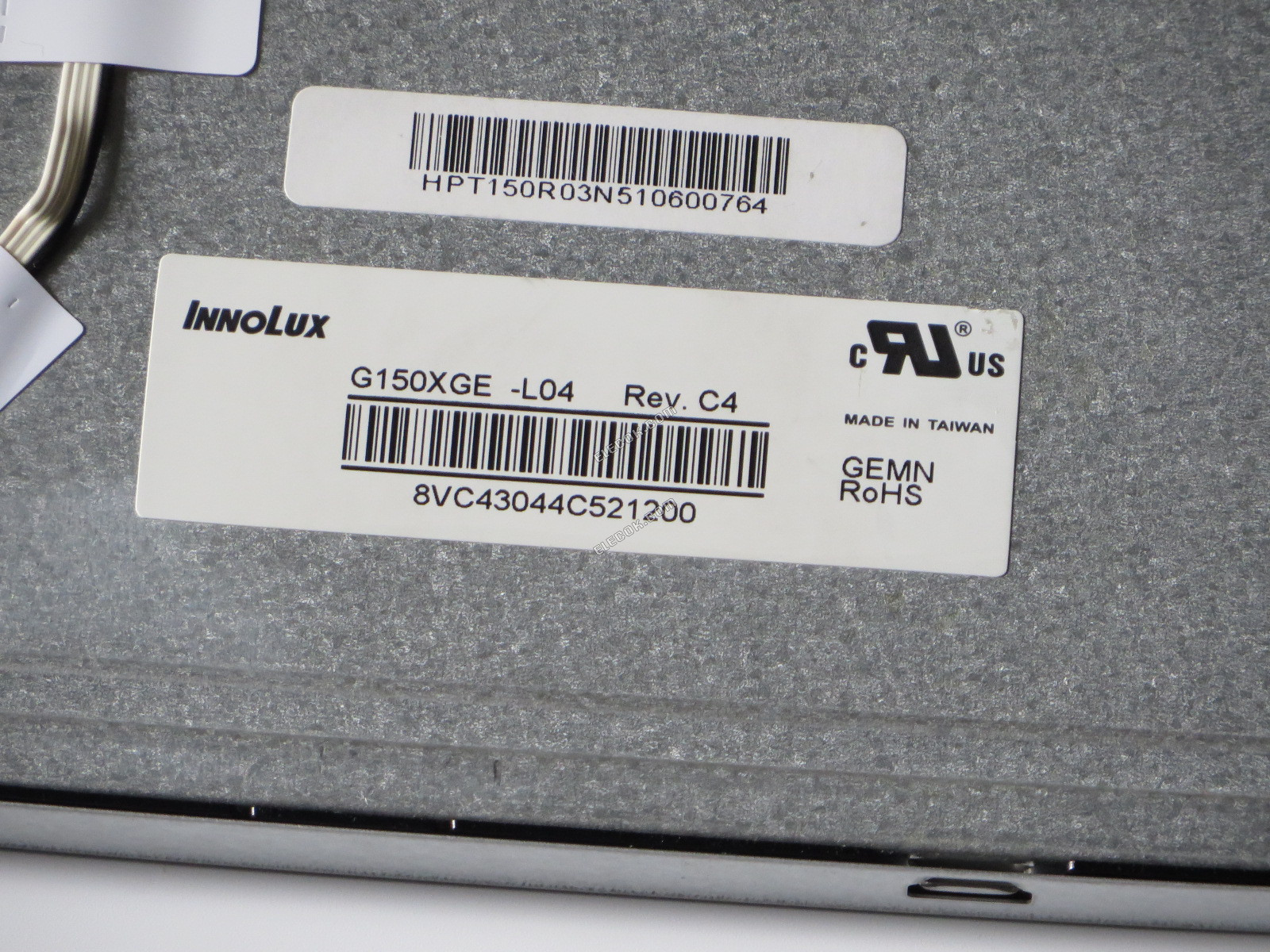 G150XGE-L04 CHIMEI INNOLUX 15.0" a-Si TFT-LCD Panel použitý 