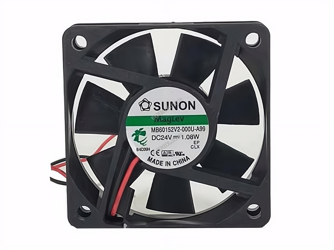 Sunon MB60152V2-000U-A99 24V 0,045A 1,08W 2 vodiče Chladicí Ventilátor 