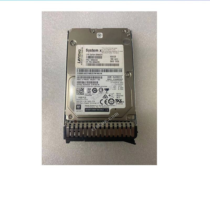 Lenovo IBM 600G 15K SAS 2.5 00NA231 00NA232 00NA235 server hard drive