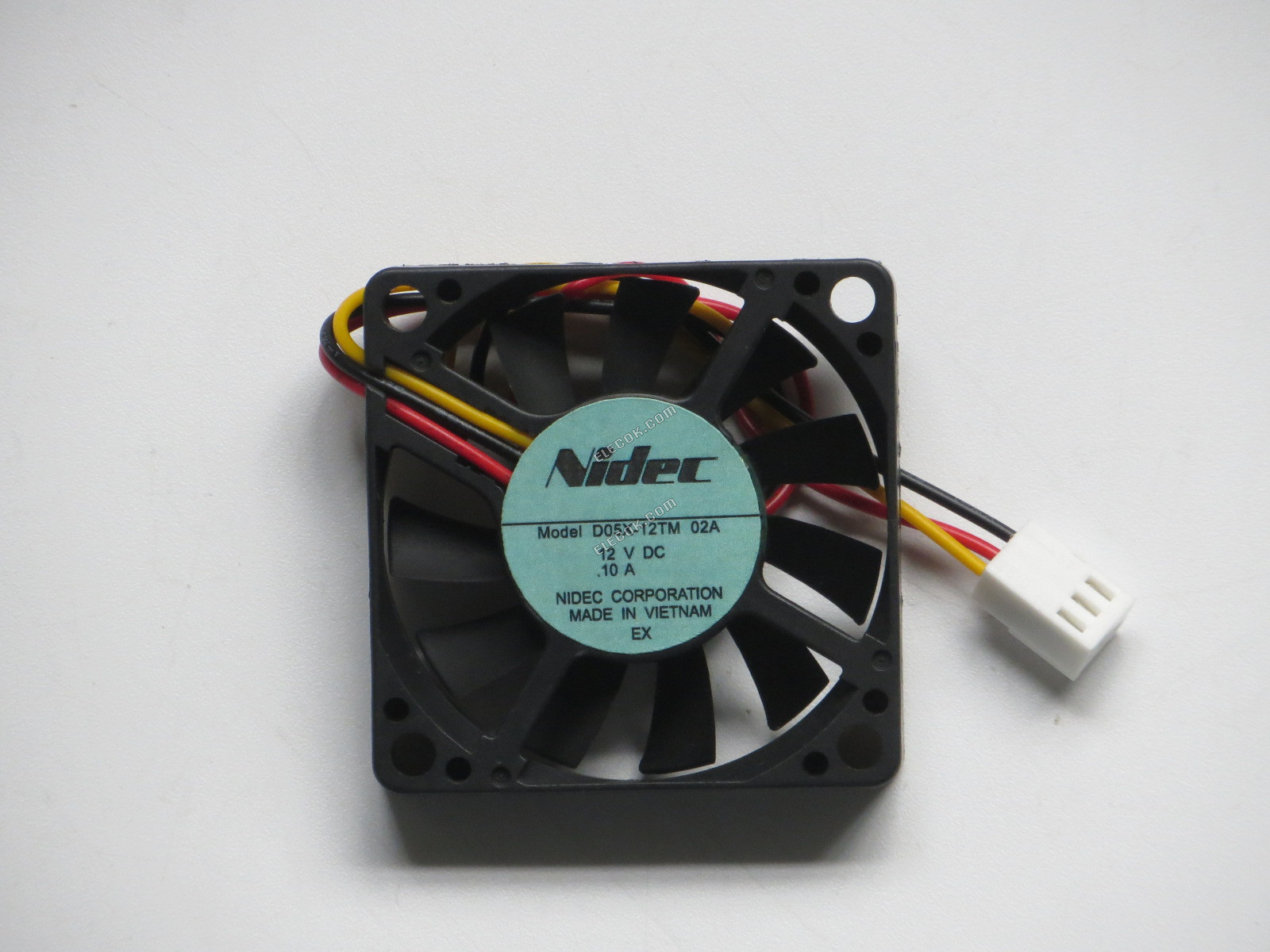 Nidec D05X-12TM 02A 12V 0.10A 3 vezeték hűtőventilátor 