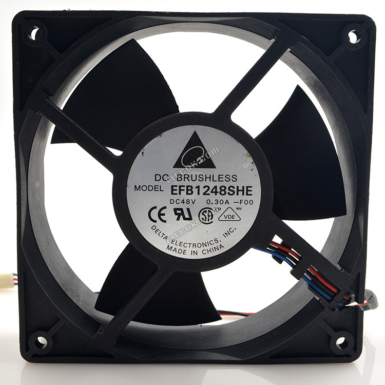 DELTA EFB1248SHE-F00 48V 0.30A 3 vodiče chladicí ventilátor 