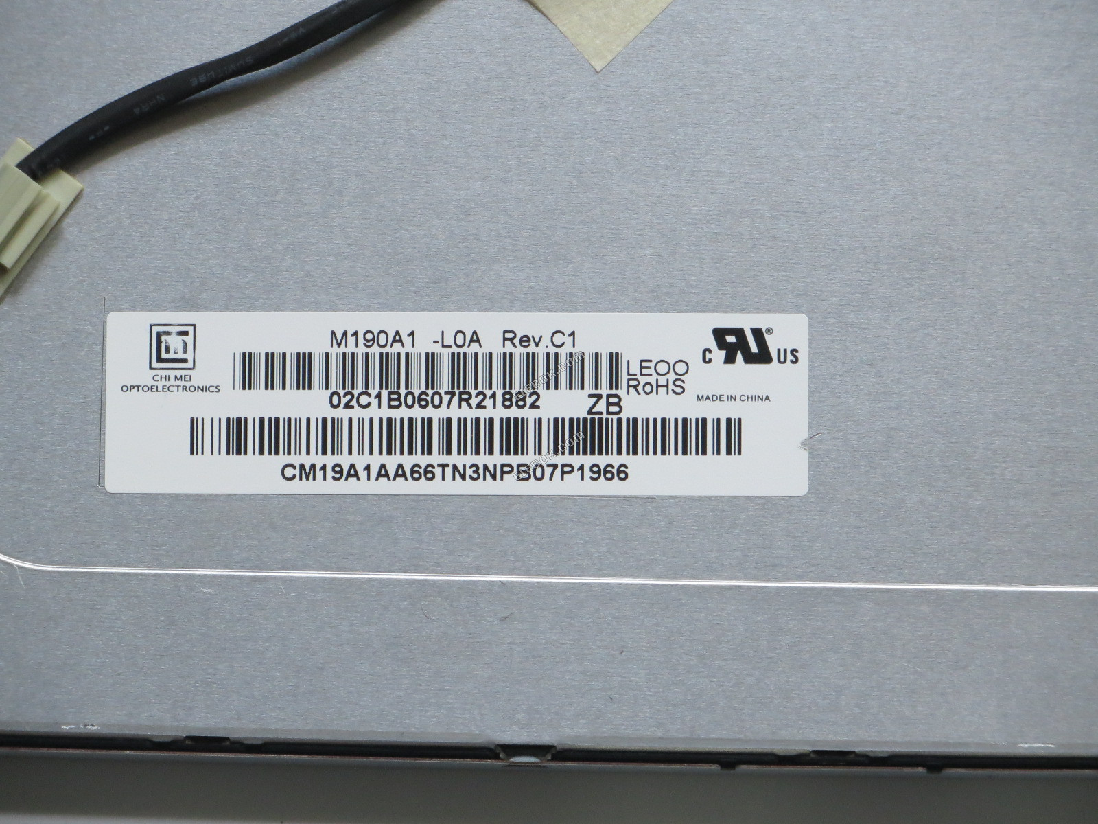 M190A1-L0A CMO 19.0" a-Si TFT-LCD Panel 