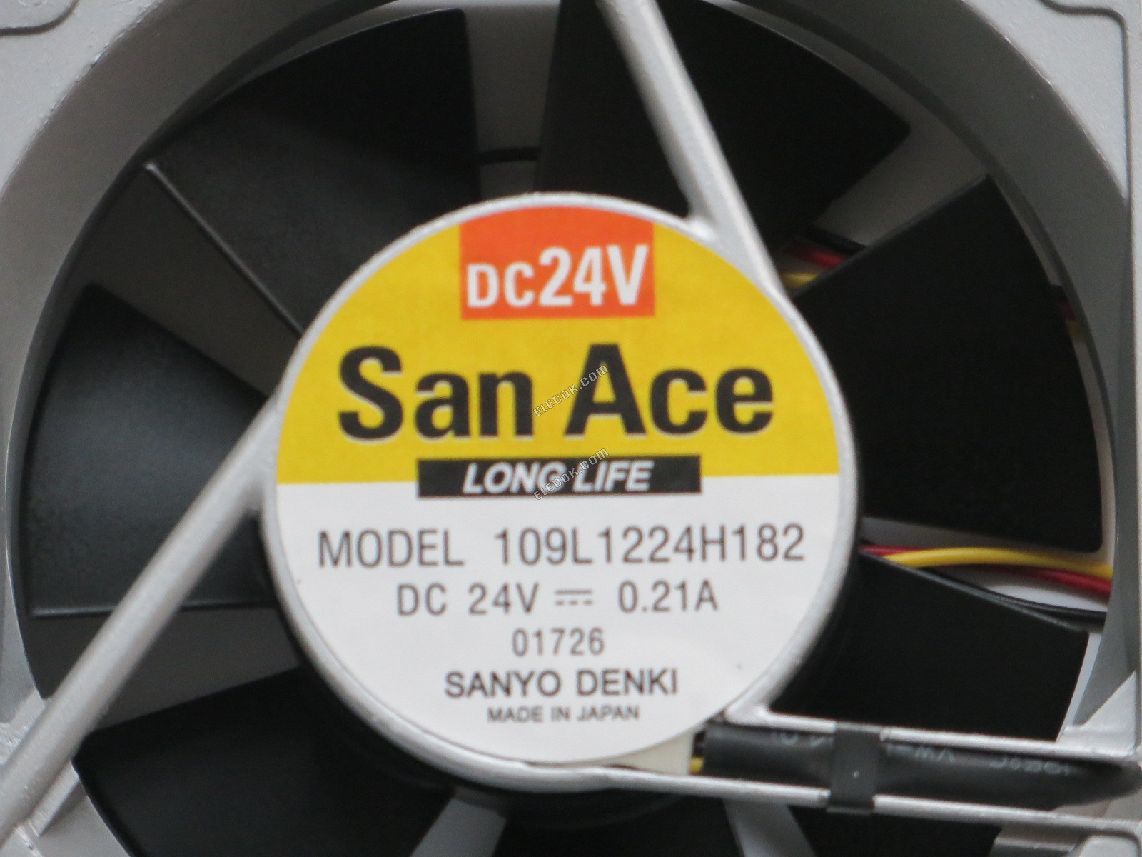 Sanyo 109L1224H182 24V 0,21A 5,04W 3 vodiče Chladicí Ventilátor 