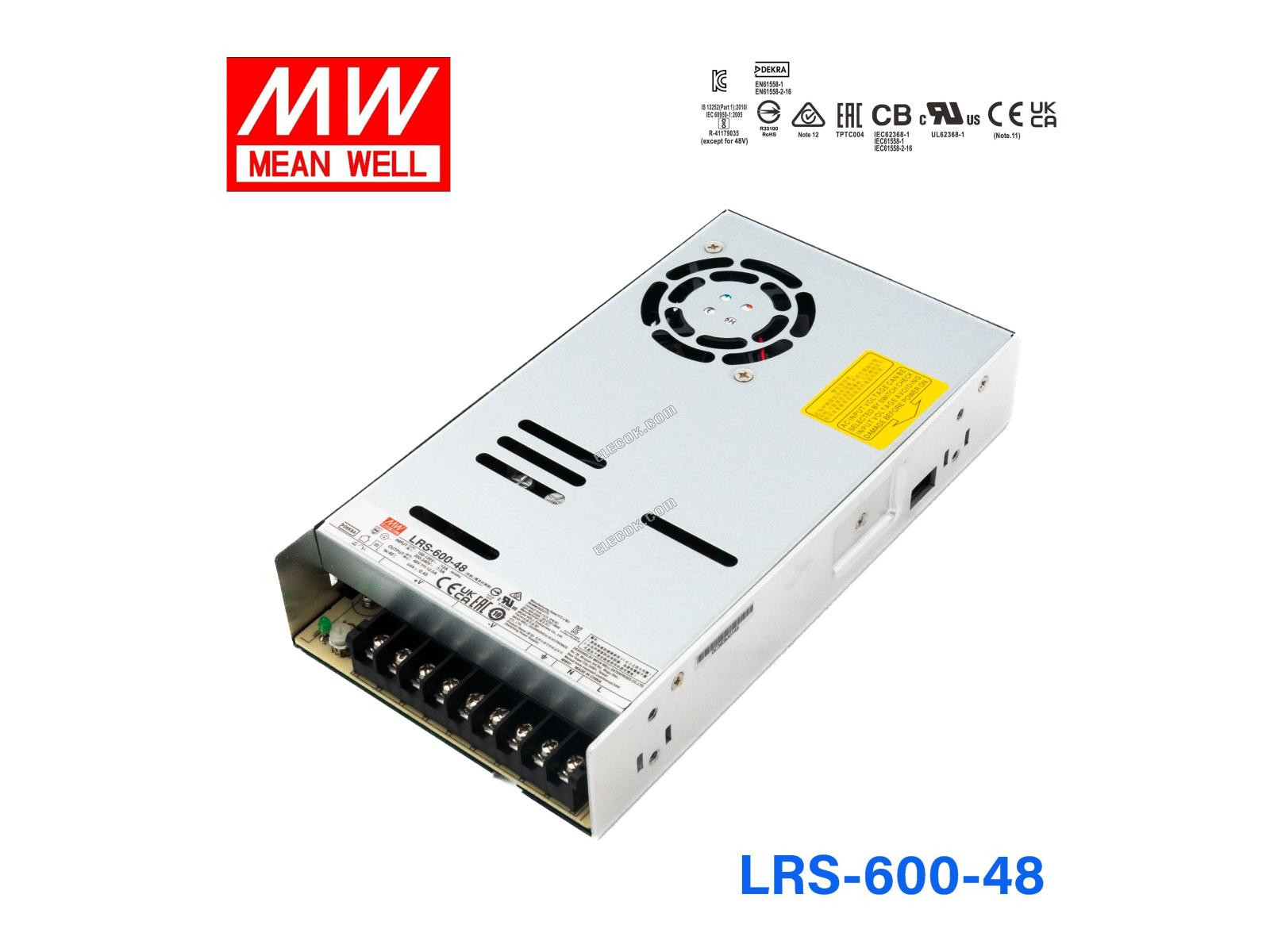 Mean Well LRS-600-48 Napájecí Zdroj 600W 48V 