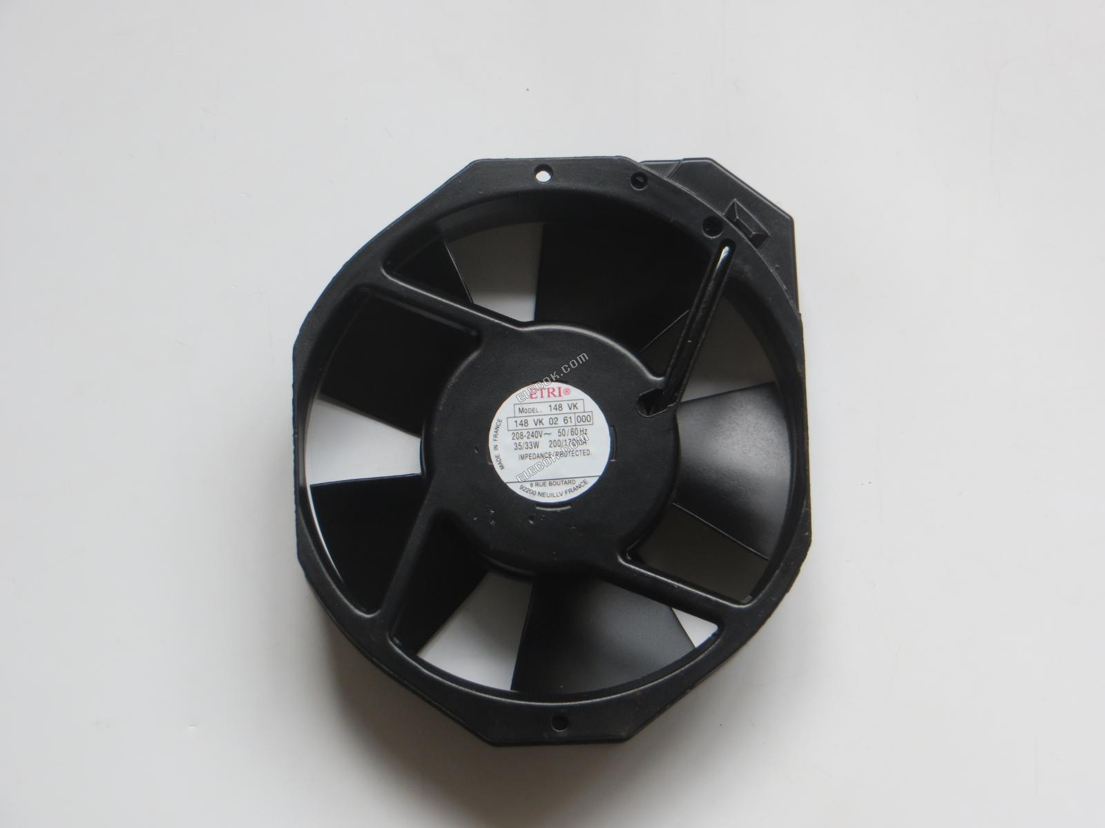 ETRI 148VK0261000 208/240V 35/33W Chladicí Ventilátor 