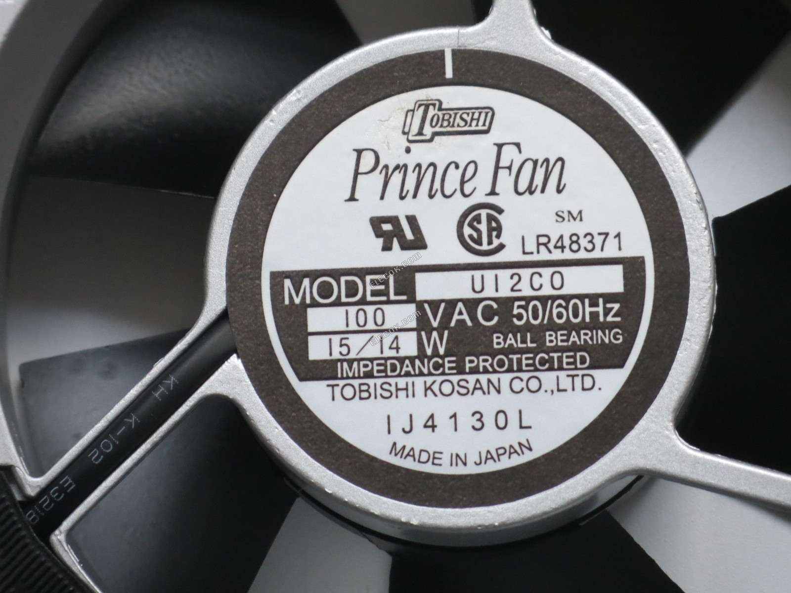 Prince Fan U12CO 100V 15/14W ventilátor s konektorem připojení 