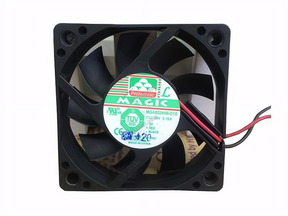 Protechnic Magic MGA6024HR-O15 Serverový čtvercový Ventilátor MGA6024HR-O15 2 vodiče 