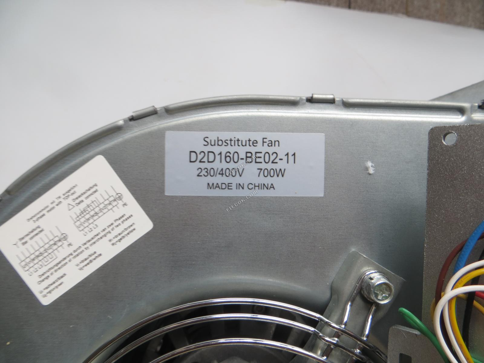 Ebmpapst D2D160-BE02-11 230/400V 700W Chladicí Ventilátor, náhrada Vyrobeno V Číně 
