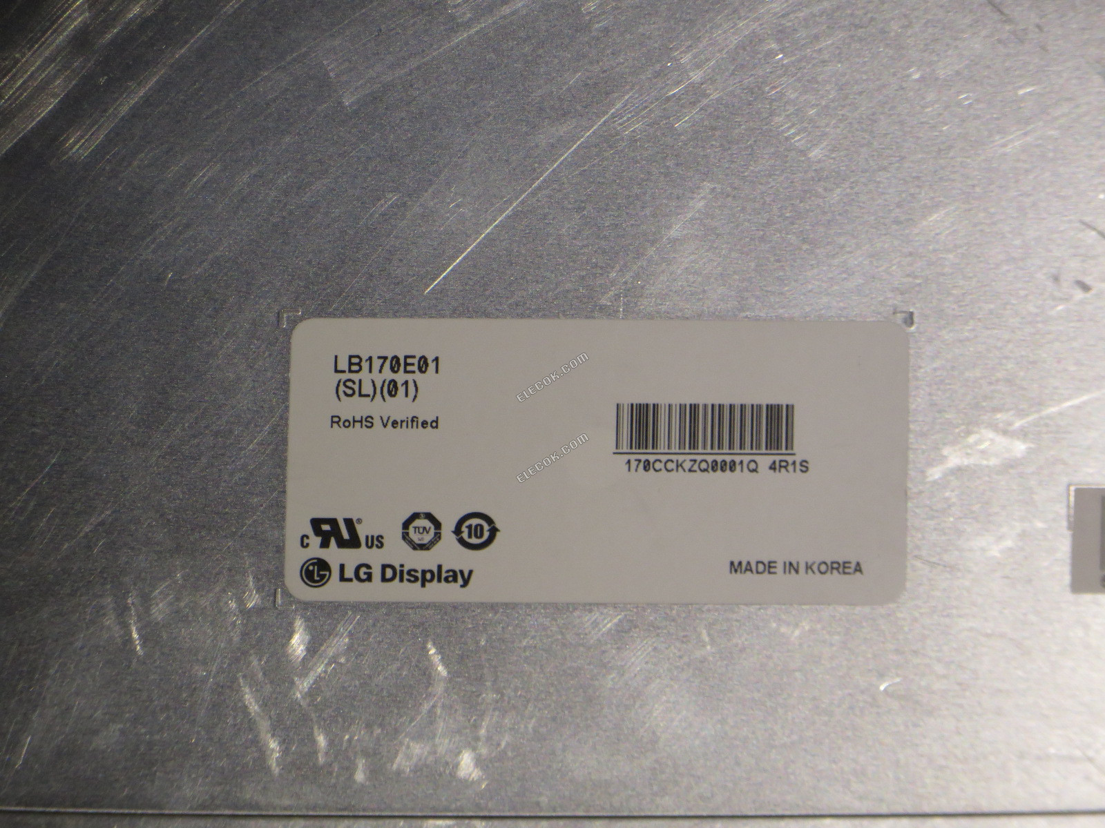 LB170E01-SL01 LG Display 17.0" a-Si TFT-LCD Panel použitý 