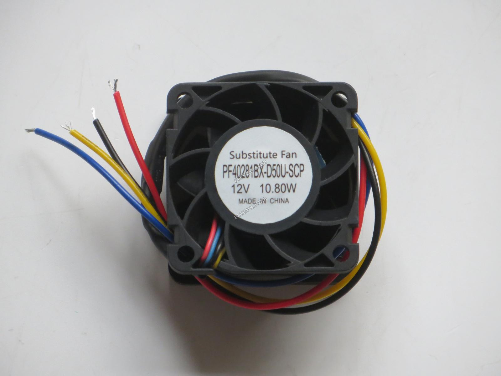 SUNON PF40281BX-D50U-SCP 12V 10.80W 4 vezeték Hűtőventilátor, helyettesítő 
