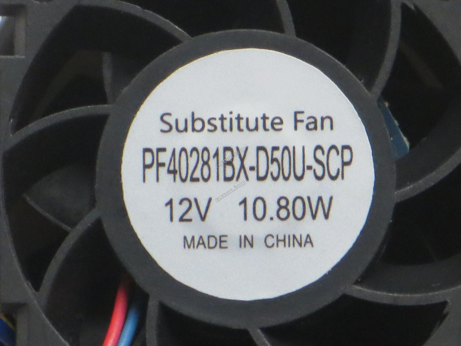 SUNON PF40281BX-D50U-SCP 12V 10.80W 4 vezeték Hűtőventilátor, helyettesítő 