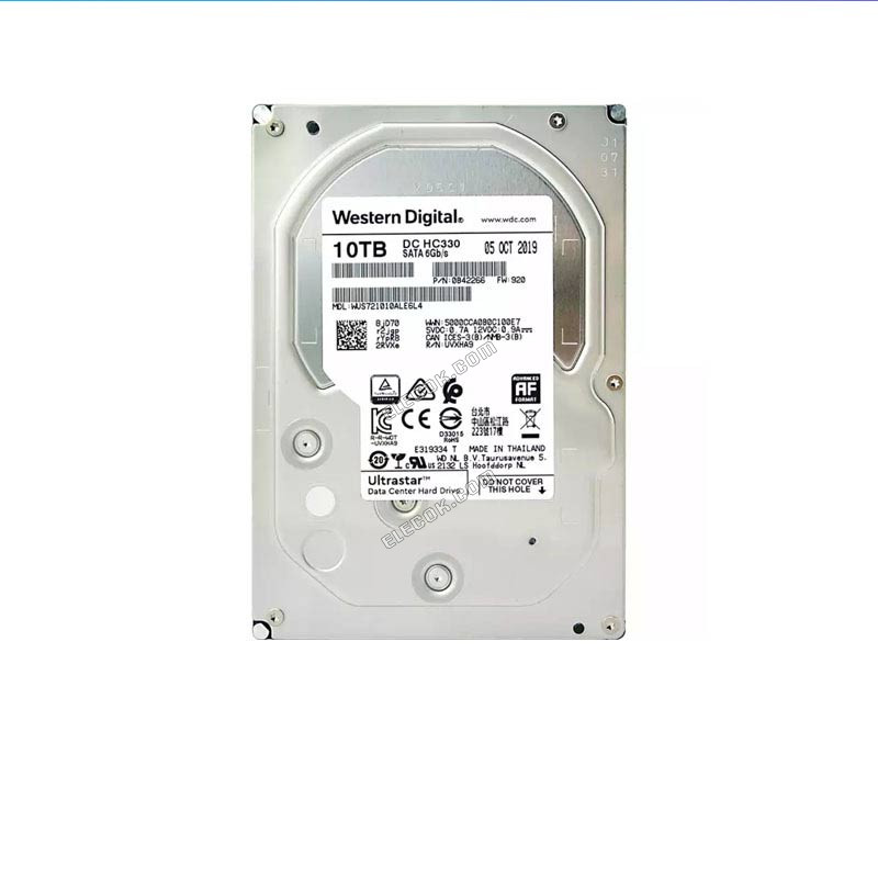WD/Western Digital WUS721010ALE6L4 10TB 7200 rpm 256M enterprise-grade helium hard drive