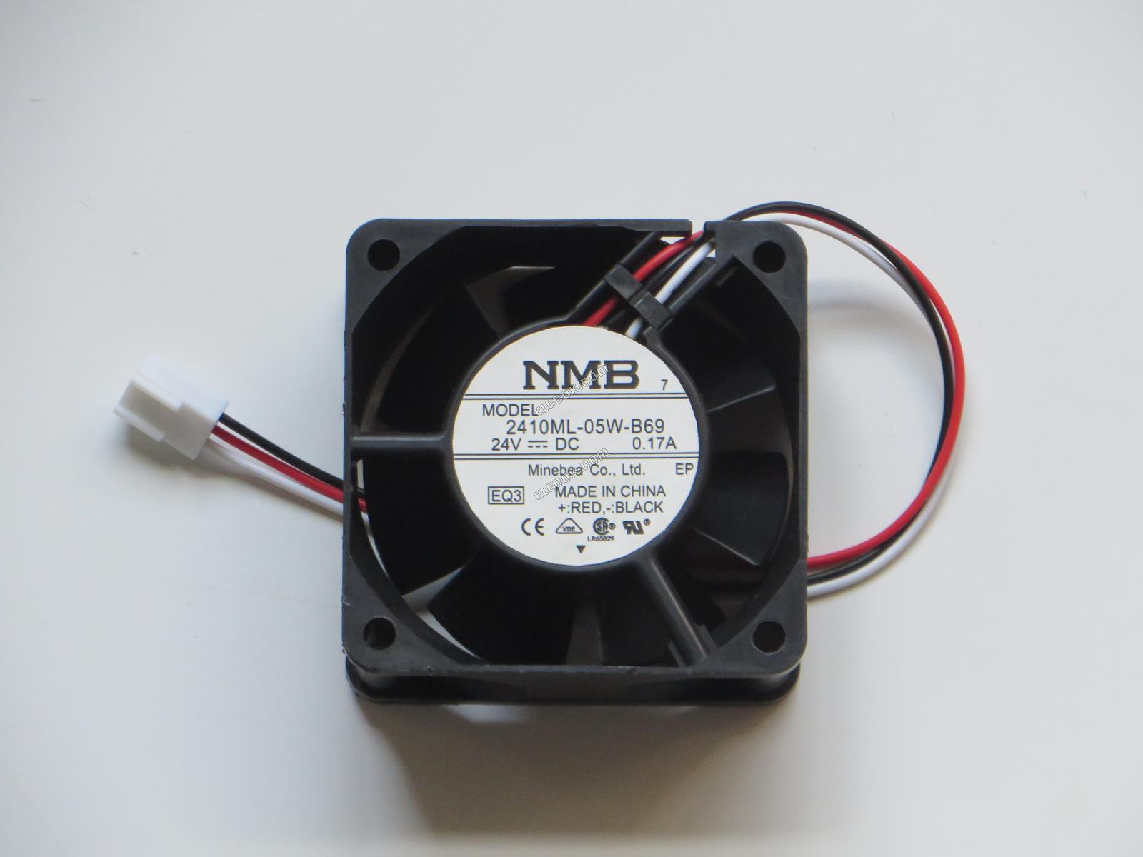 NMB 2410ML-05W-B69-EQ3 6025 6cm 24V 0,17A 3 vodiče ventilátor 