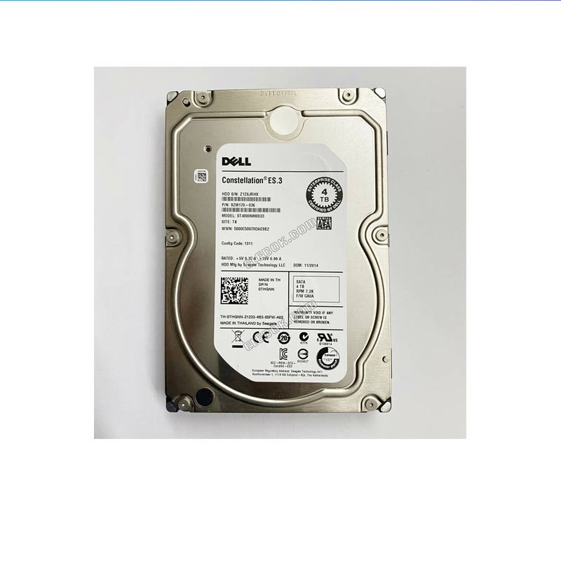 DELL ST4000NM0033 09PR63 4T SATA 7.2K 0THGNN 3.5 server hard drive