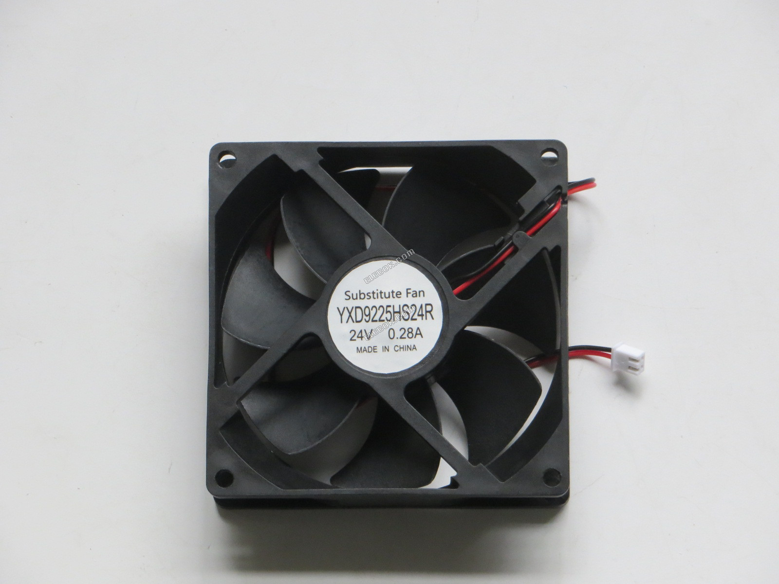 YUXUN YXD9225HS24R 24V 0,28A 6,5W 2 vodiče Chladicí Ventilátor, náhrada a repasovaný 