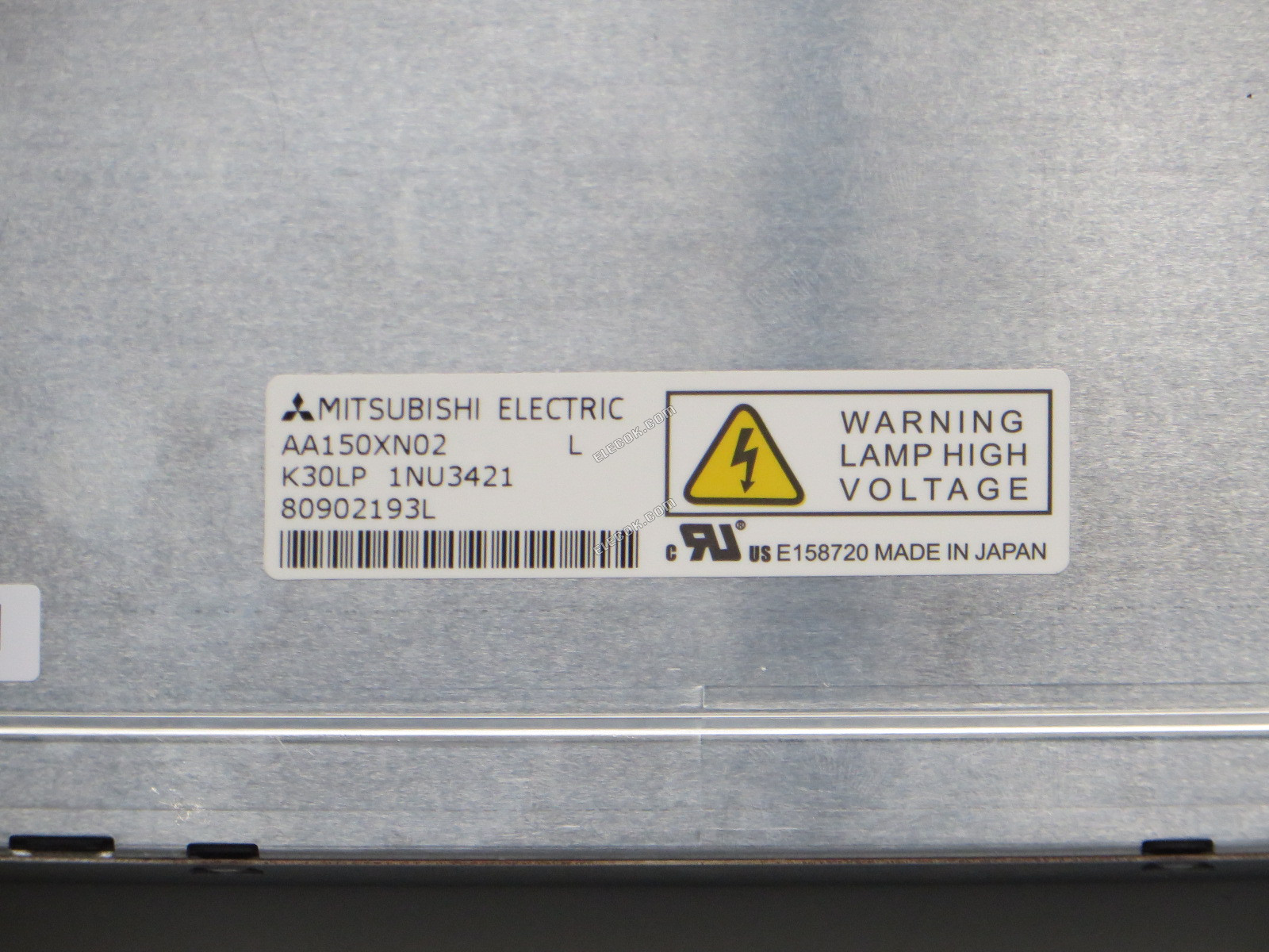 AA150XN02 Mitsubishi 15.0" a-Si TFT-LCD Panel használt 