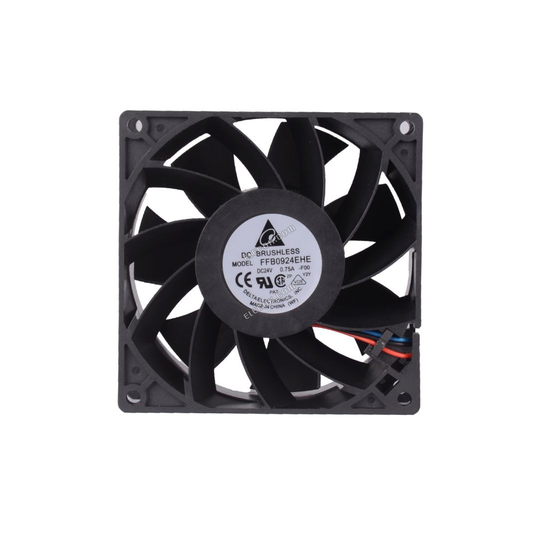 DELTA FFB0924EHE 24V 0,75A 3 vezeték hűtőventilátor 