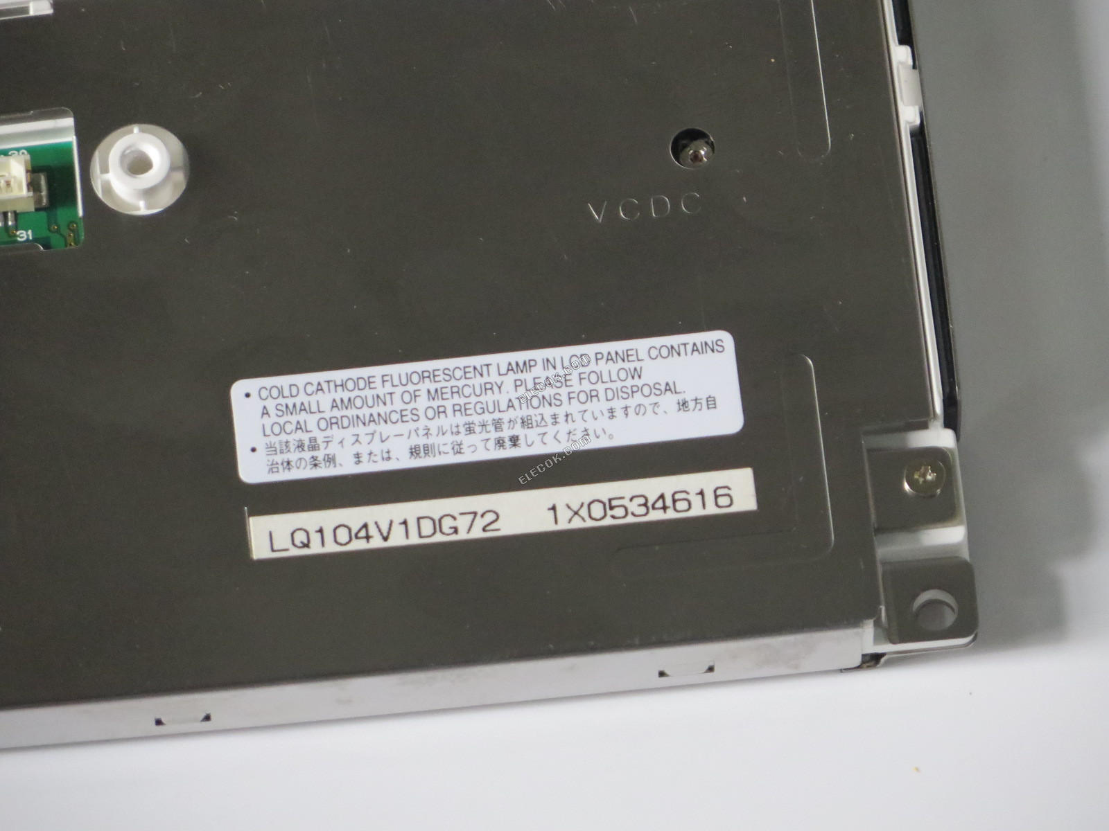 LQ104V1DG72 SHARP 10,4" A-Si TFT-LCD Panel použitý 
