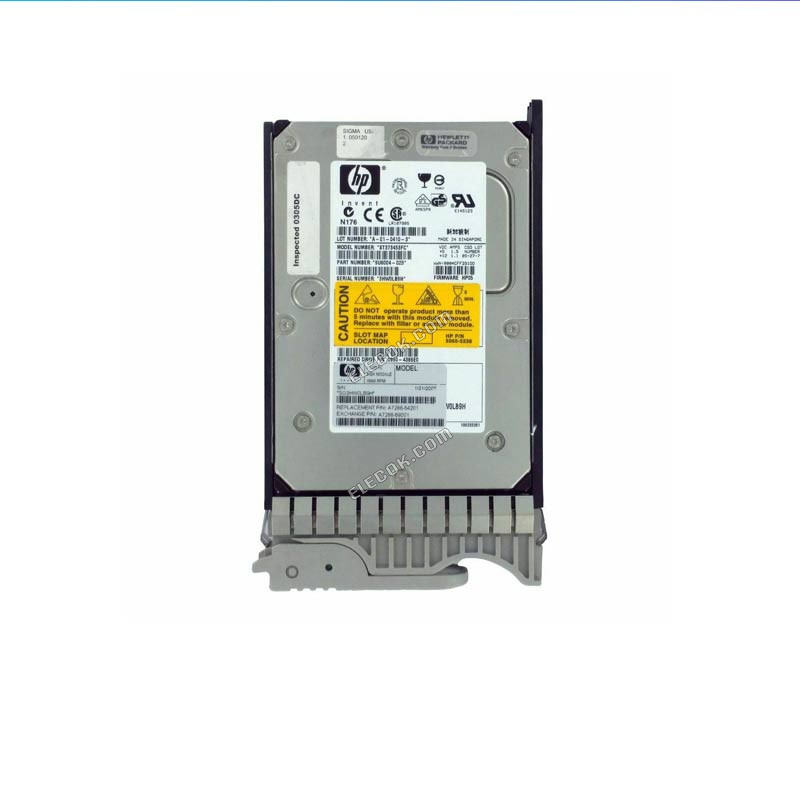 HP A7288A A7288-69001 73G ST373453FC 15K FC VA740 Optical Hard Drive