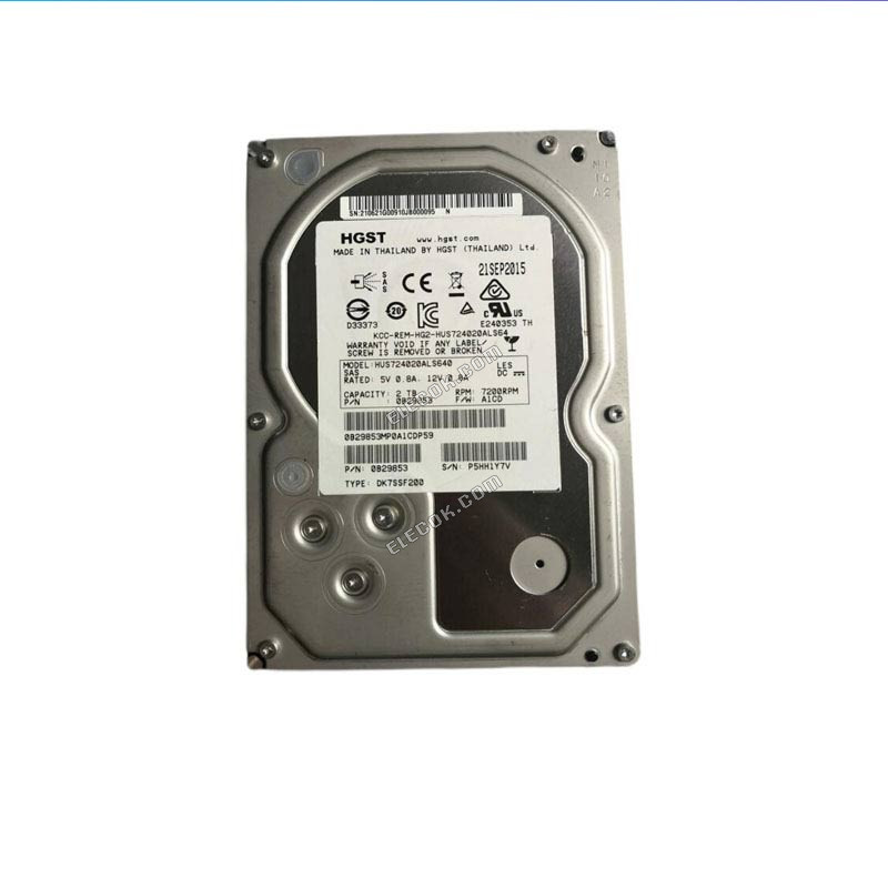 HUS724020ALS640 2T hard disk SAS 3.5 inch 7.2K For inspur V03J808150U0202F