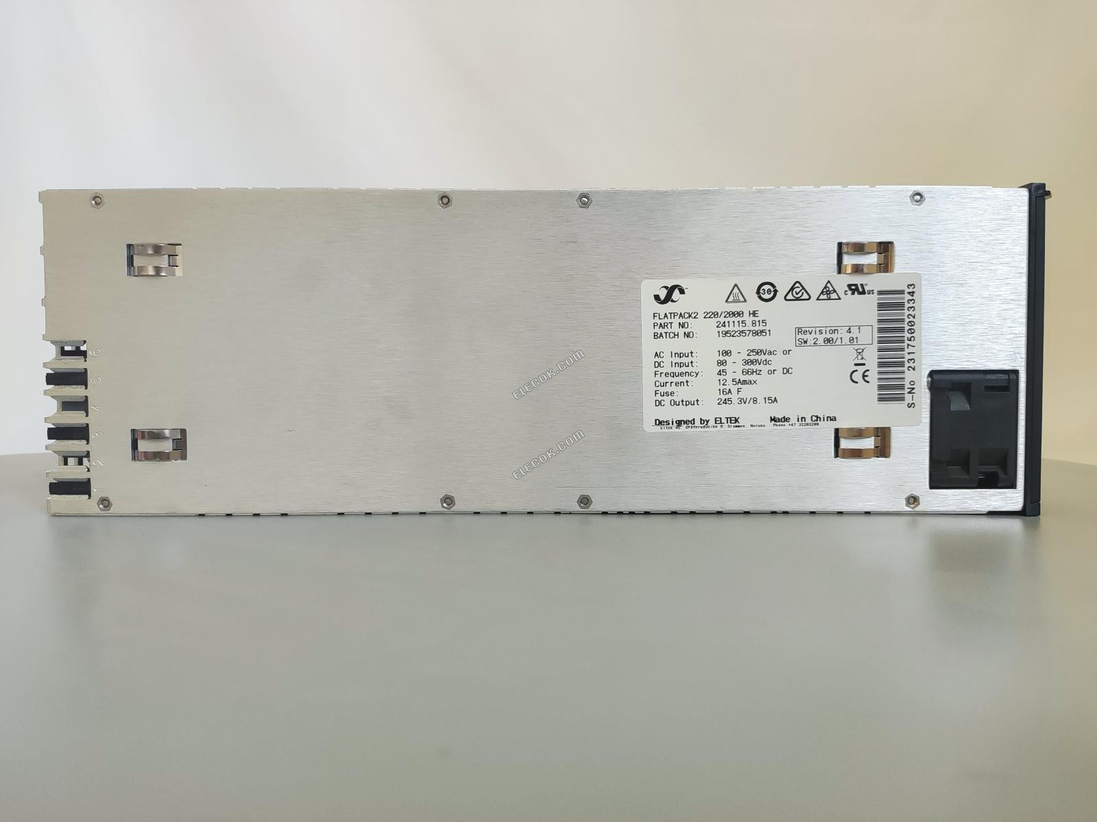 Eltek FLATPACK2 2000W Tápegység FLATPACK2 220/2000 HE 241 115,815 