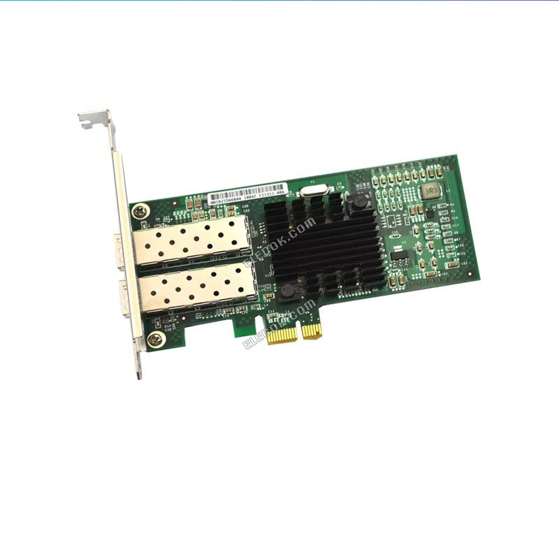 Disassemble HL82576EB 2XSFP PCI-E X4 1000BASE-X dual-port fiber Gigabit network card