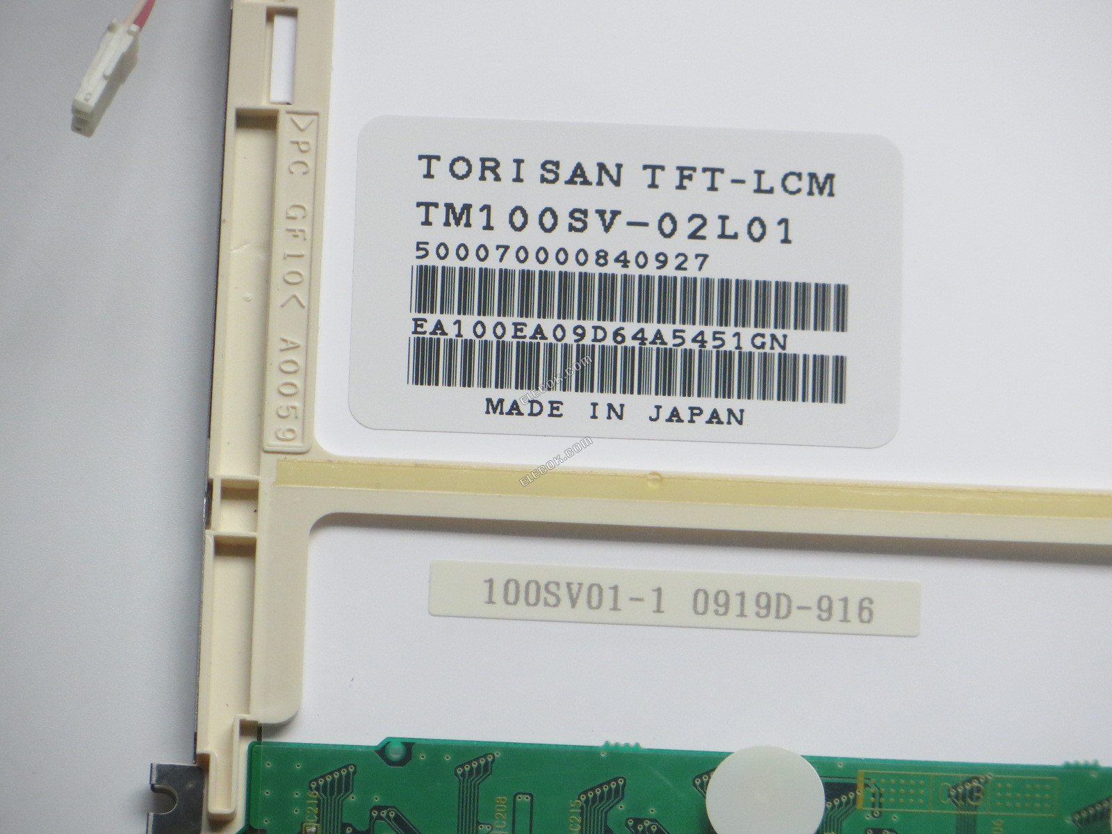 TM100SV-02L01 TORISAN 10.0" A-Si TFT-LCD Panel 