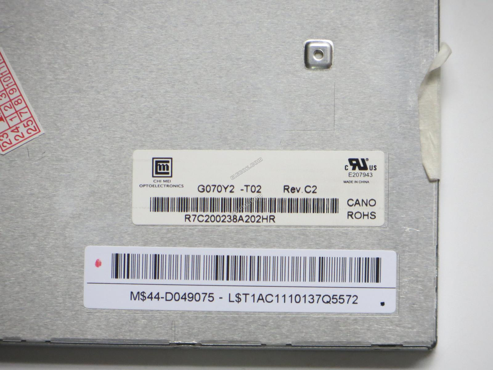 G070Y2-T02 CMO 7.0" a-Si TFT-LCD Panel 