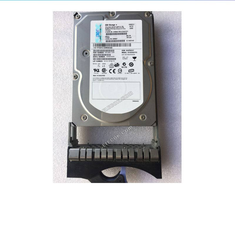 IBM DS8000 22R5947 300GB 10K RPM 3.5 INCH 40-PIN FC hard drive,used