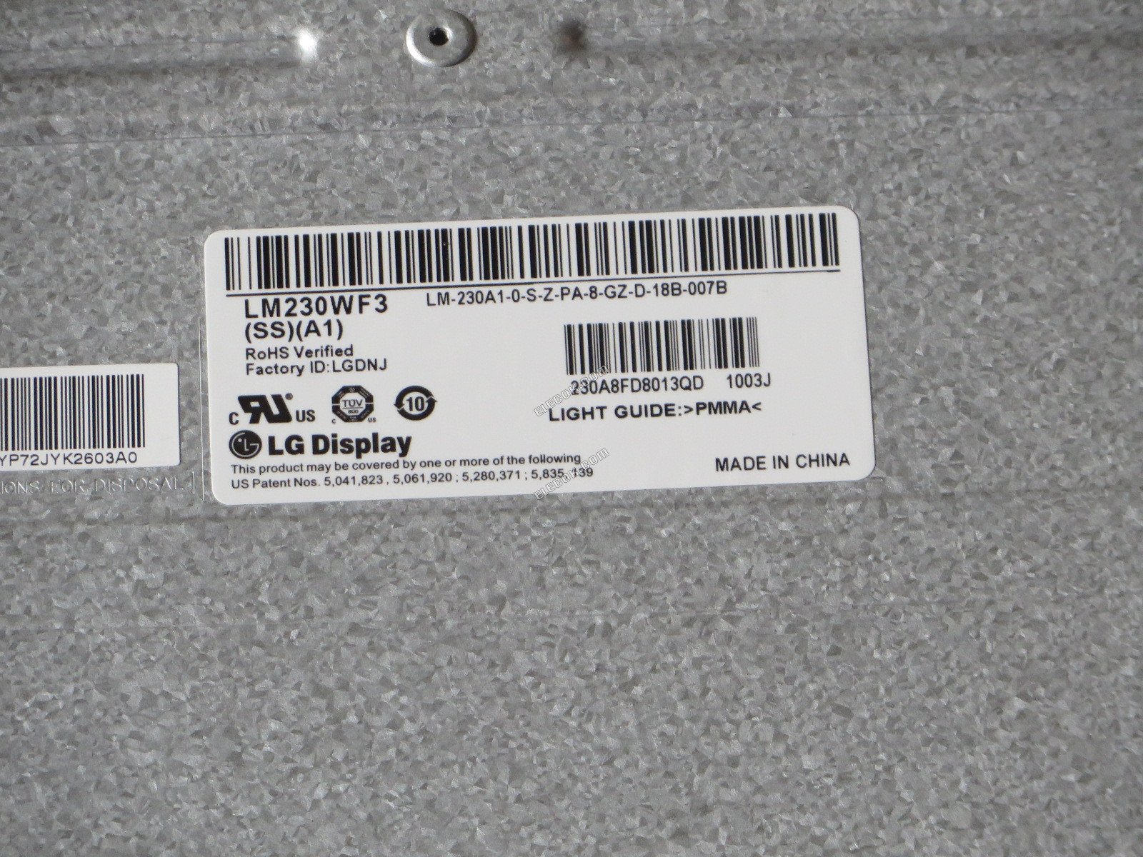 LM230WF3-SSA1 LG Display 23.0" a-Si TFT-LCD Panel 