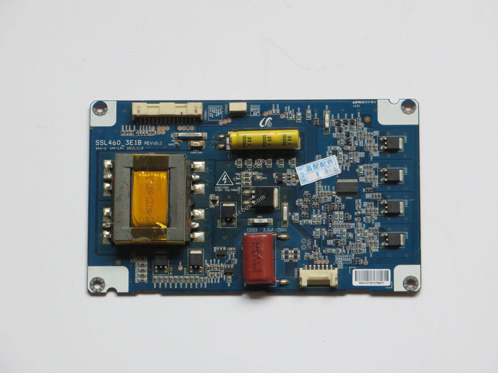 SSL460_3E1B deska vysokonapěťová deska led deska Originální Použitý 