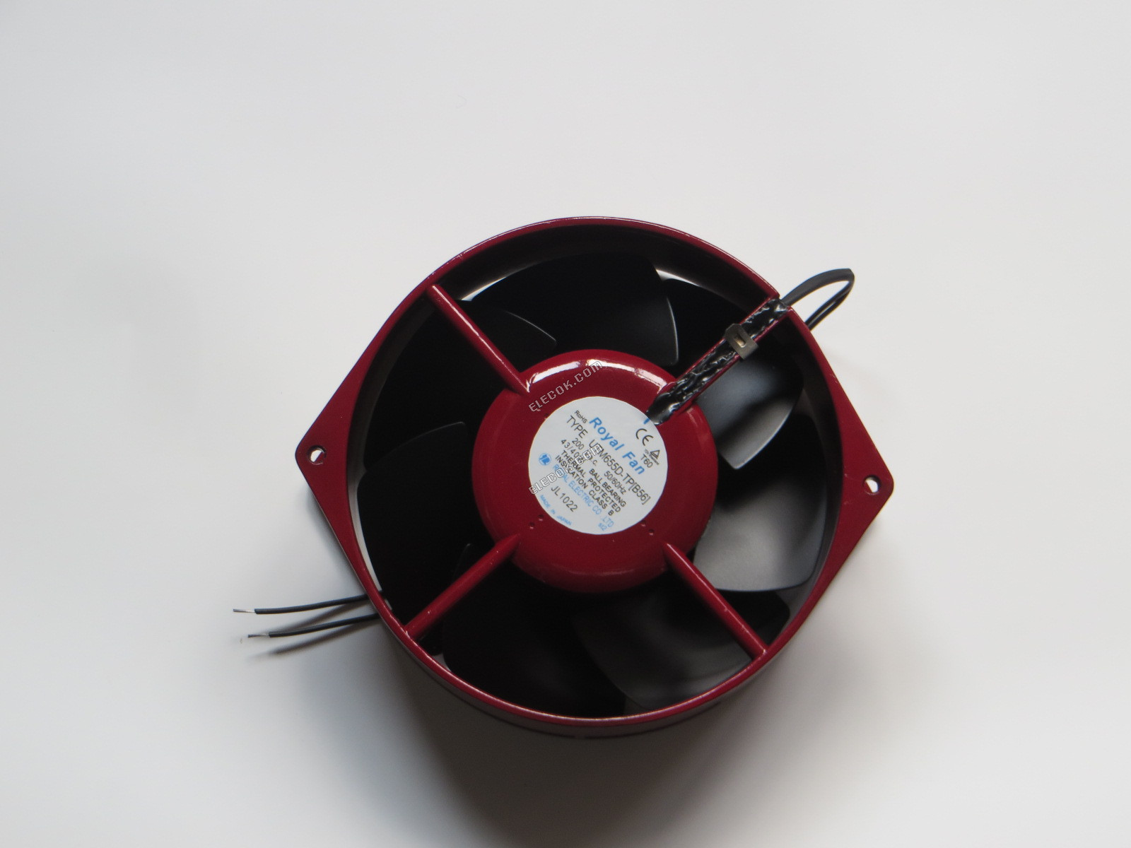 Royal Ventilátor UTM655D-TP-B56 AC200V 50/60HZ 43/40W 2 vodiče chladicí ventilátor 