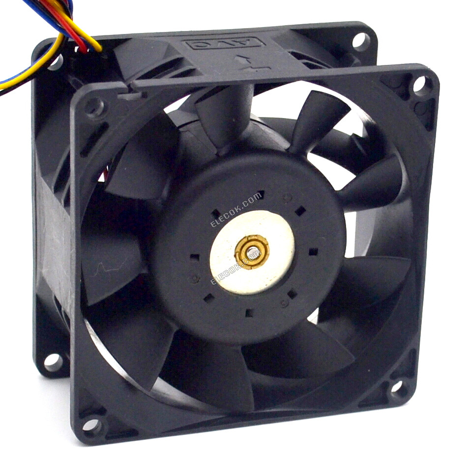 AVC 2B08038B12M 12V 1,12A 4 vodiče Chladicí Ventilátor S Kuličkovými Ložisky 