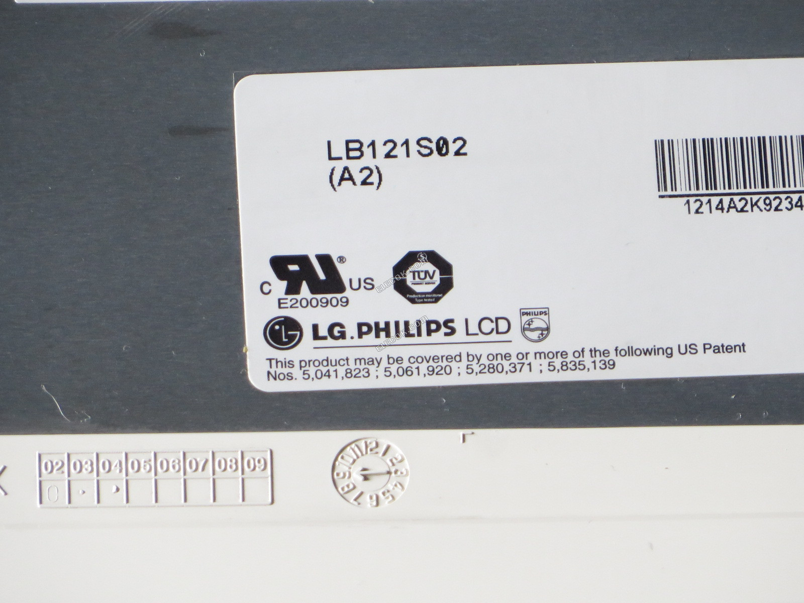 LB121S02-A2 LG 12,1" LCD, použitý 