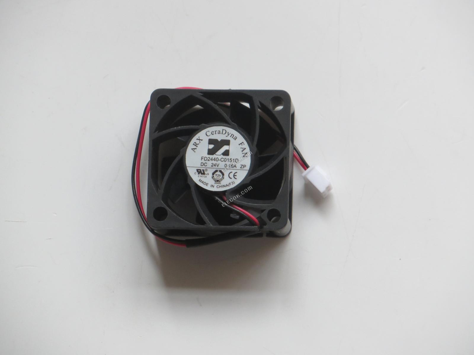 ARX FD2440-C0151D Server - čtvercový Ventilátor 24V0.16A, sq40x40x20mm, 100x2Wx2P 2 Vodiče 