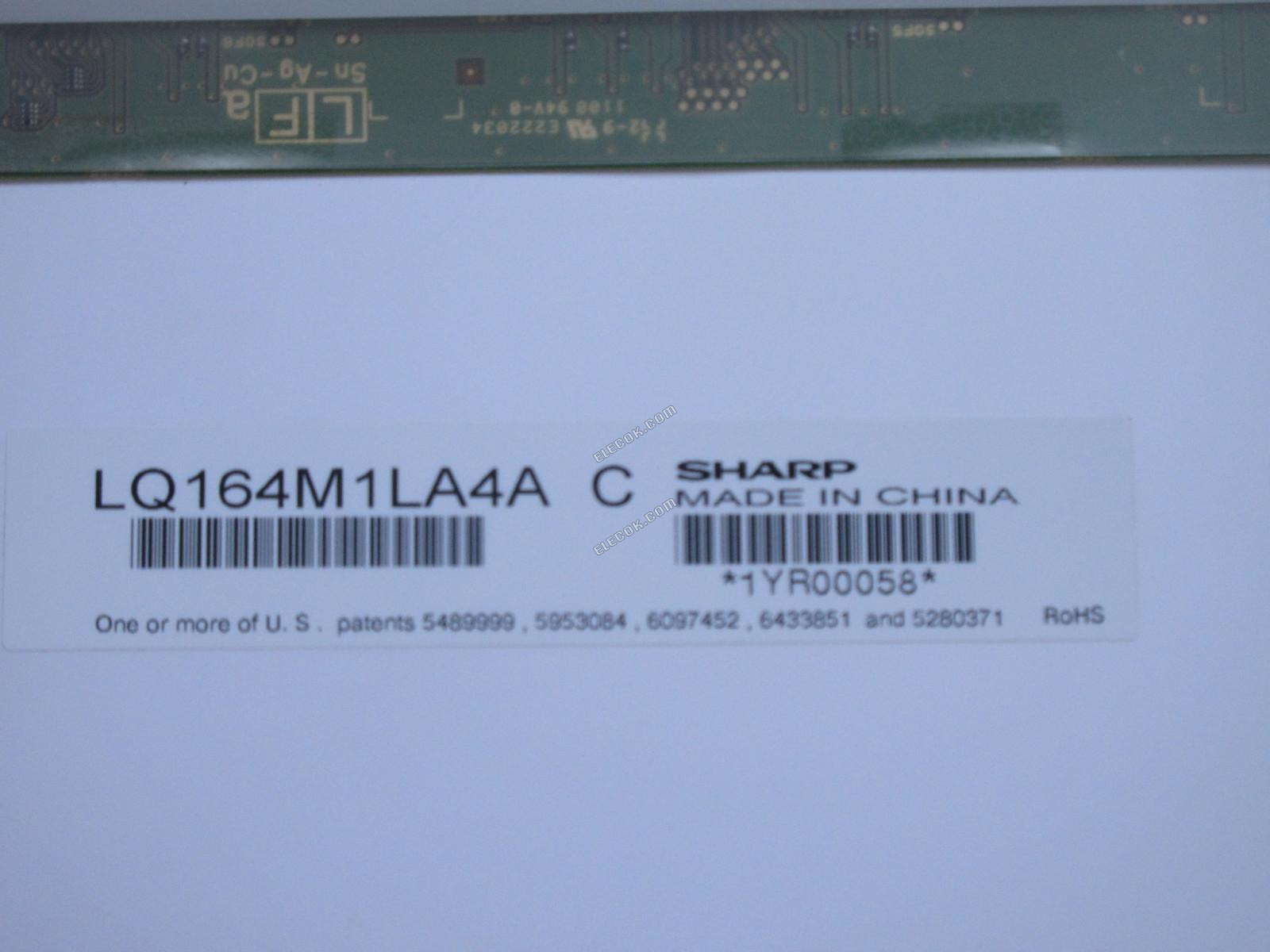 LQ164M1LA4A SHARP 16,4" A-Si TFT-LCD Panel használt 