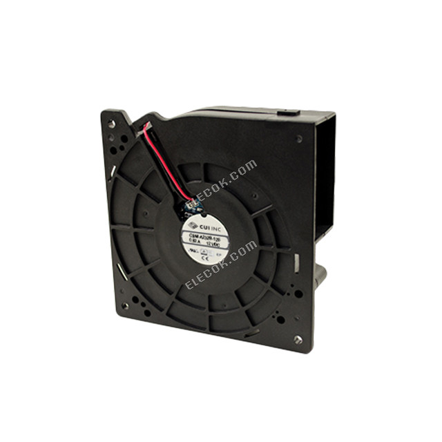 CBM-A232B-125 CUI, Inc. VENTILáTOR FúVó 120X32MM 12VDC HUZAL 2 Huzal Kivezetések 