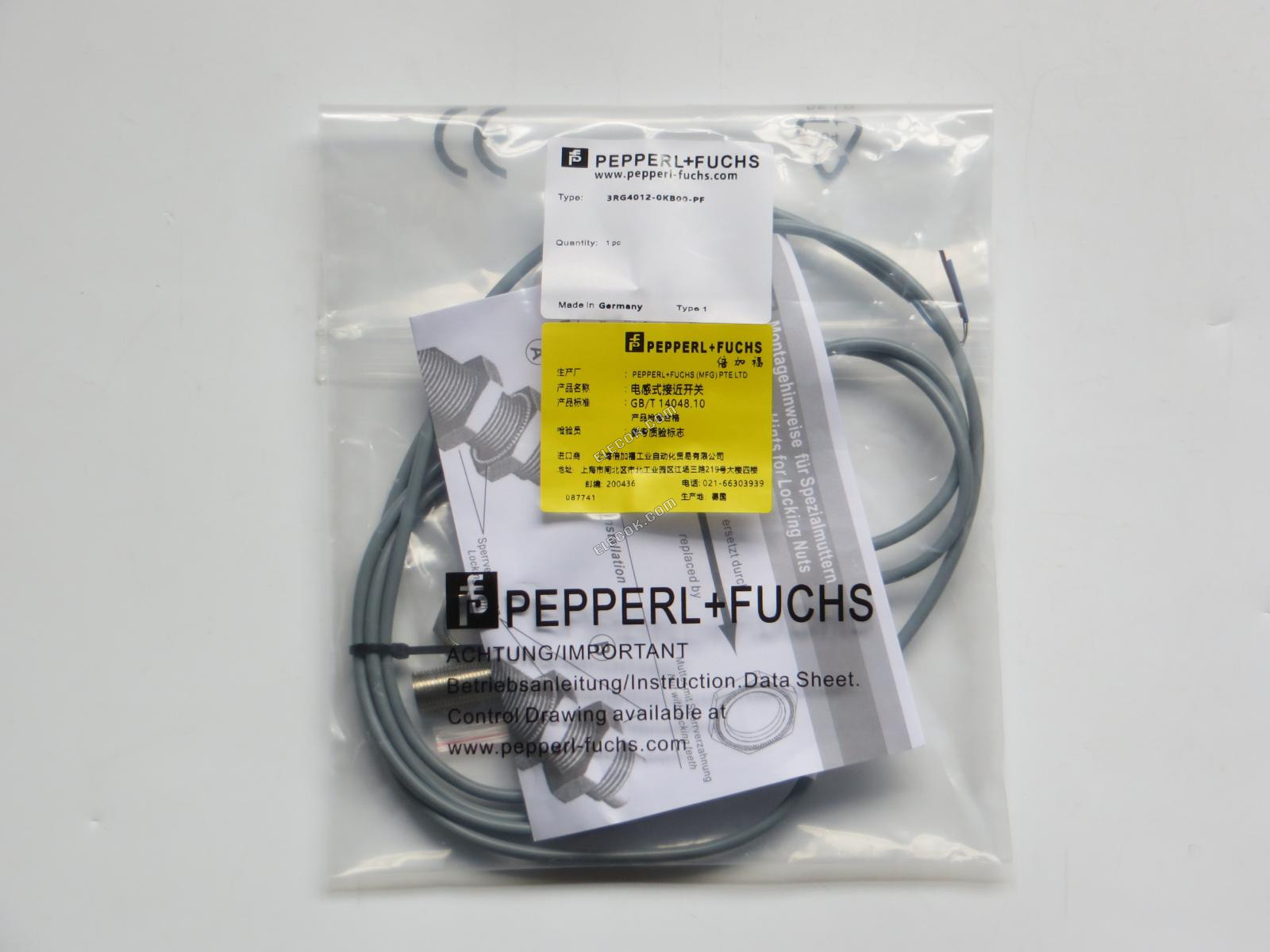 Pepperl+Fuchs Factory Automation 3RG4012-0KB00-PF Indukční Senzory Přiblížení náhrada 