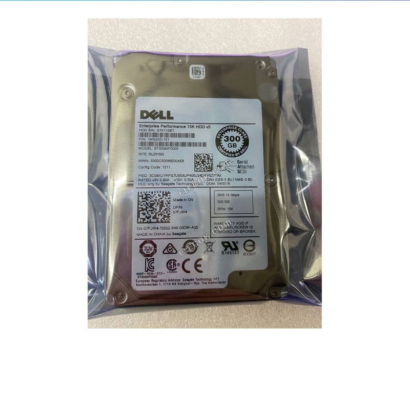 Dell 0NCT9F 300G 2.5 inch 12Gb 15KSAS ST300MP0026 hard drive