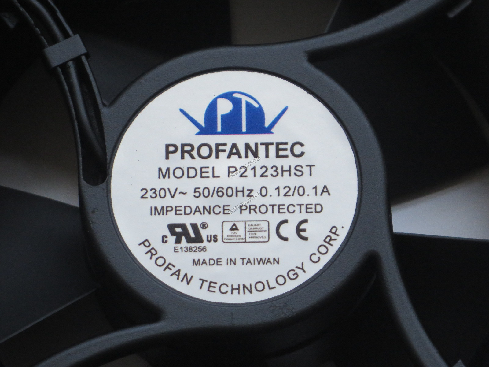 PROFANTEC P2123HST 230V 0,12/0,1A Chladicí Ventilátor 