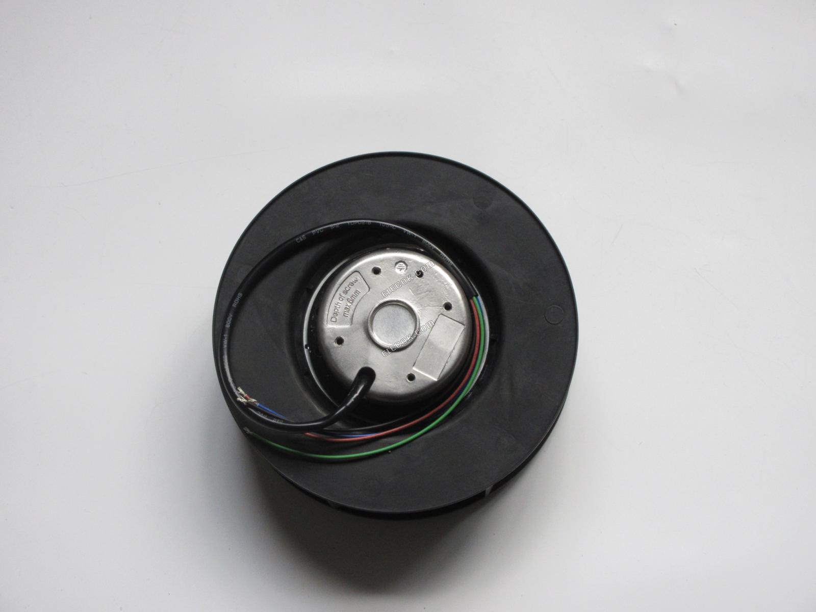 Fanstech FW068-0202E05 115V 0,82A 80W 4 vodiče Chladicí Ventilátor, Repasovaný Bez start-up kondenzátor 