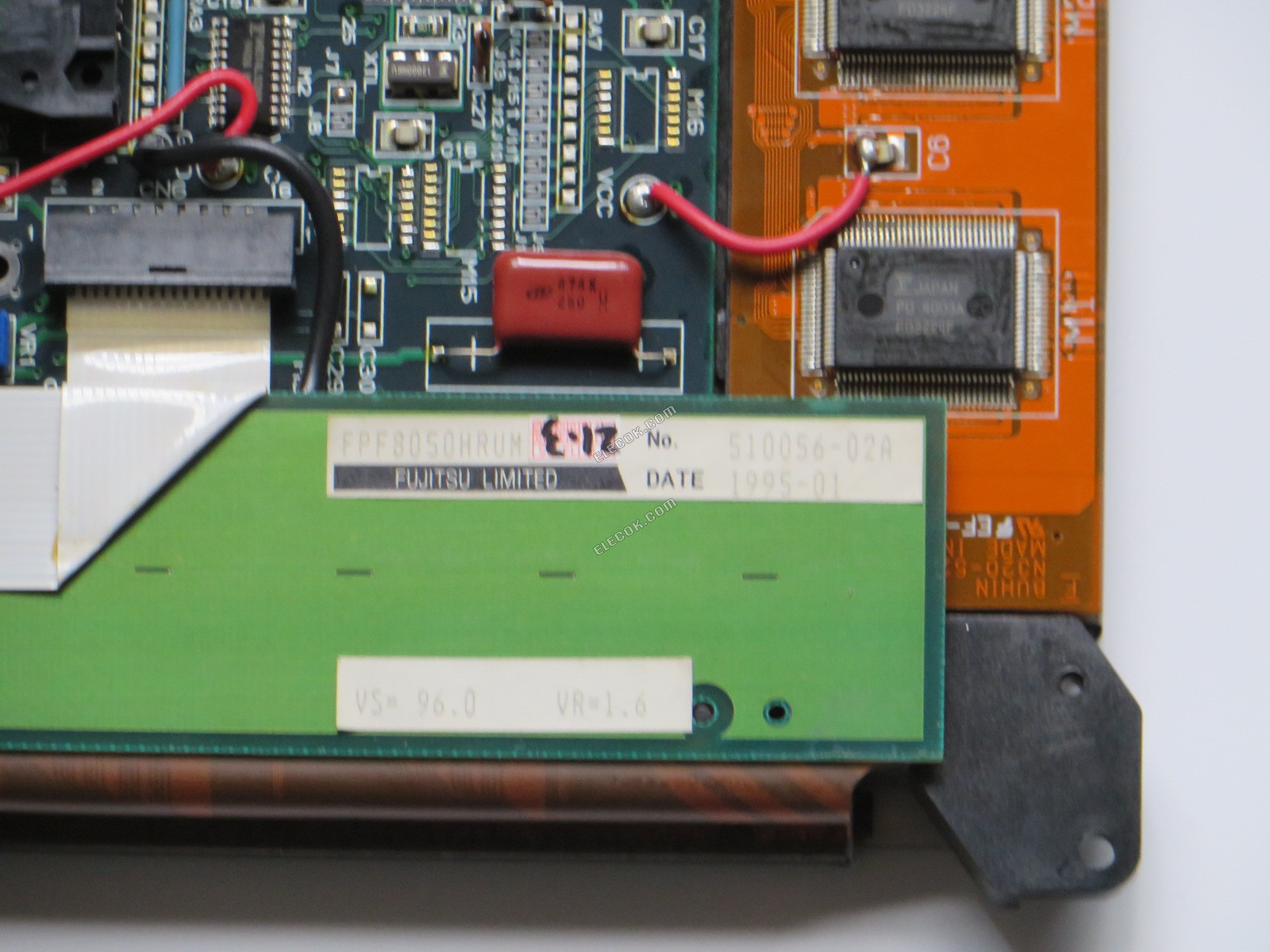 FPF8050HRUM Fujitsu LCD Panel, použitý 