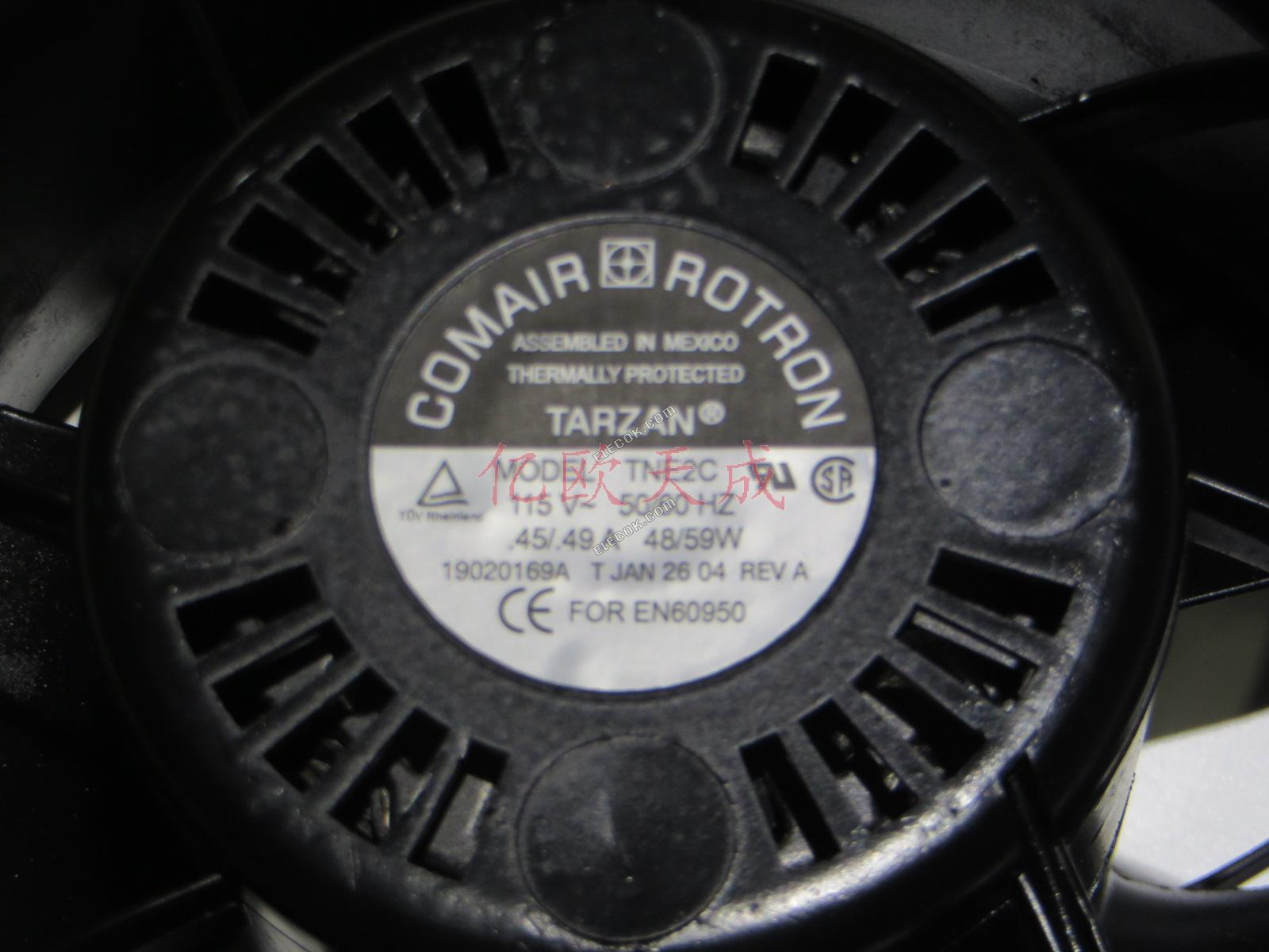 Comair Rotron TNE2C 115V 2 vezeték Hűtőventilátor, felújított 