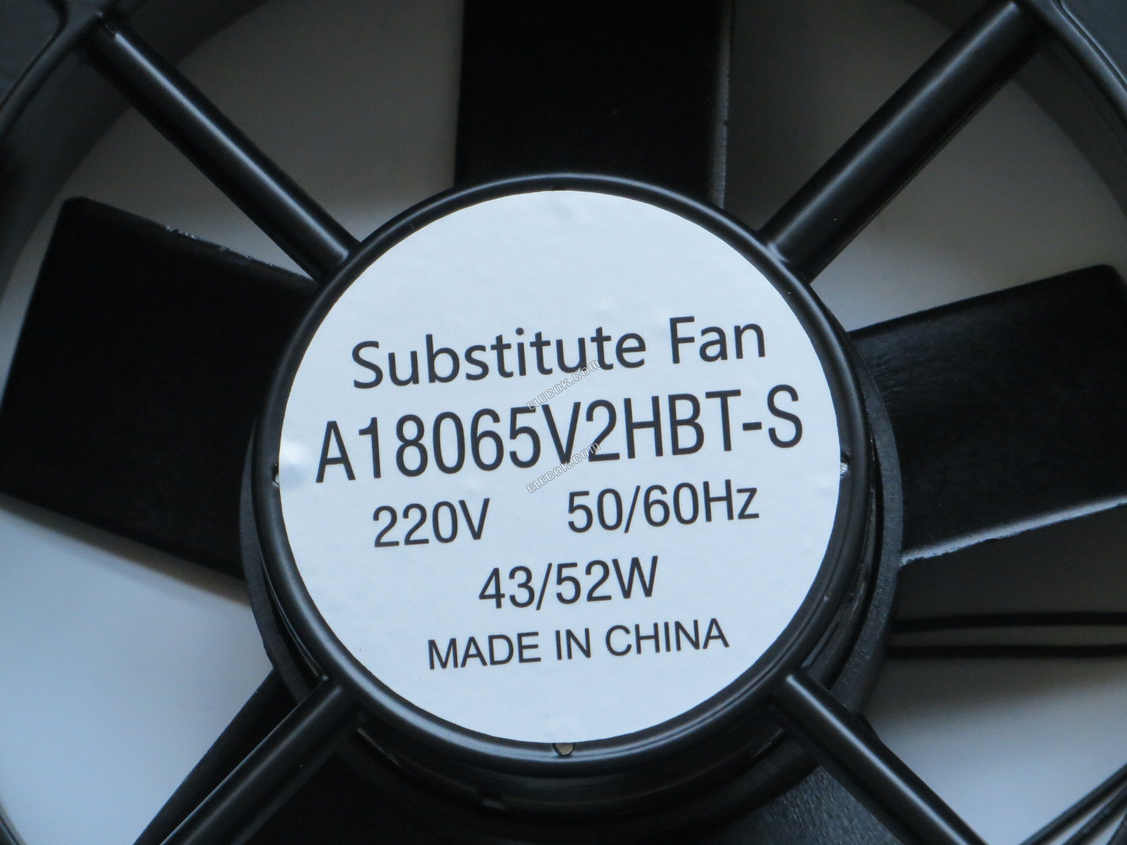 SYM BANG A18065V2HBT-S 220V 50/60HZ 43/52W 2 vodiče chladicí ventilátor, Náhrada 