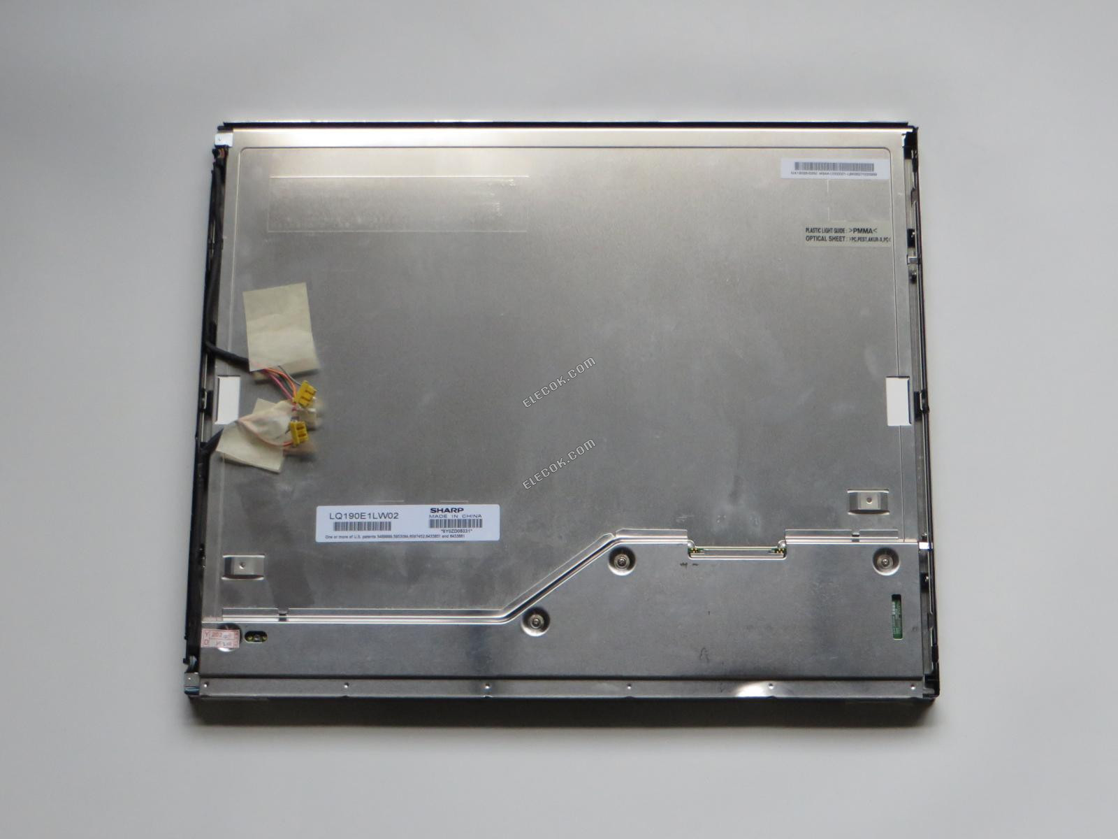 LQ190E1LW02 SHARP 19.0" A-Si TFT-LCD Panel Csere és használt 