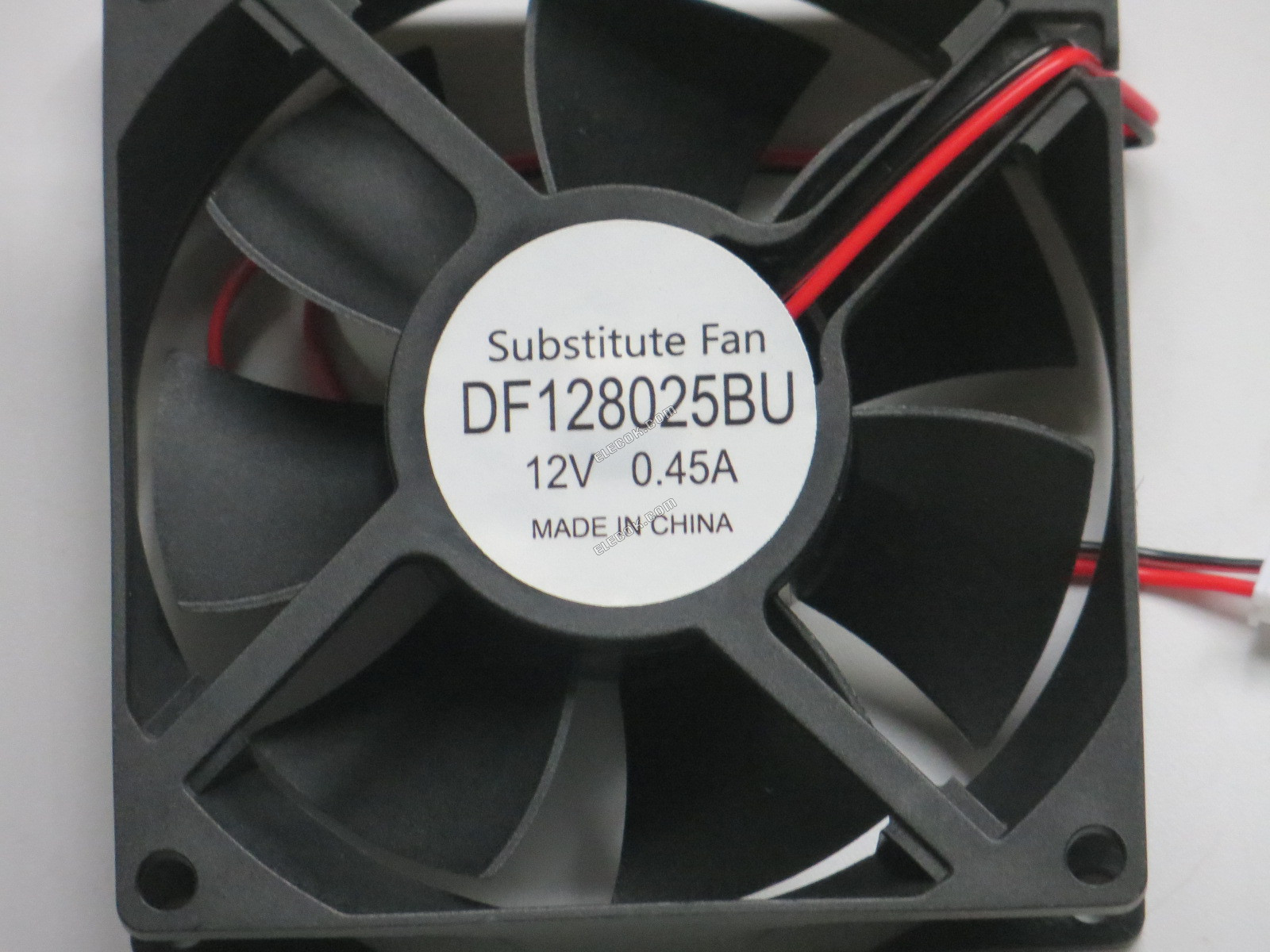 TOP MOTOR DF128025BU 12V 0,45A 2 vezeték hűtőventilátor, helyettesítő 