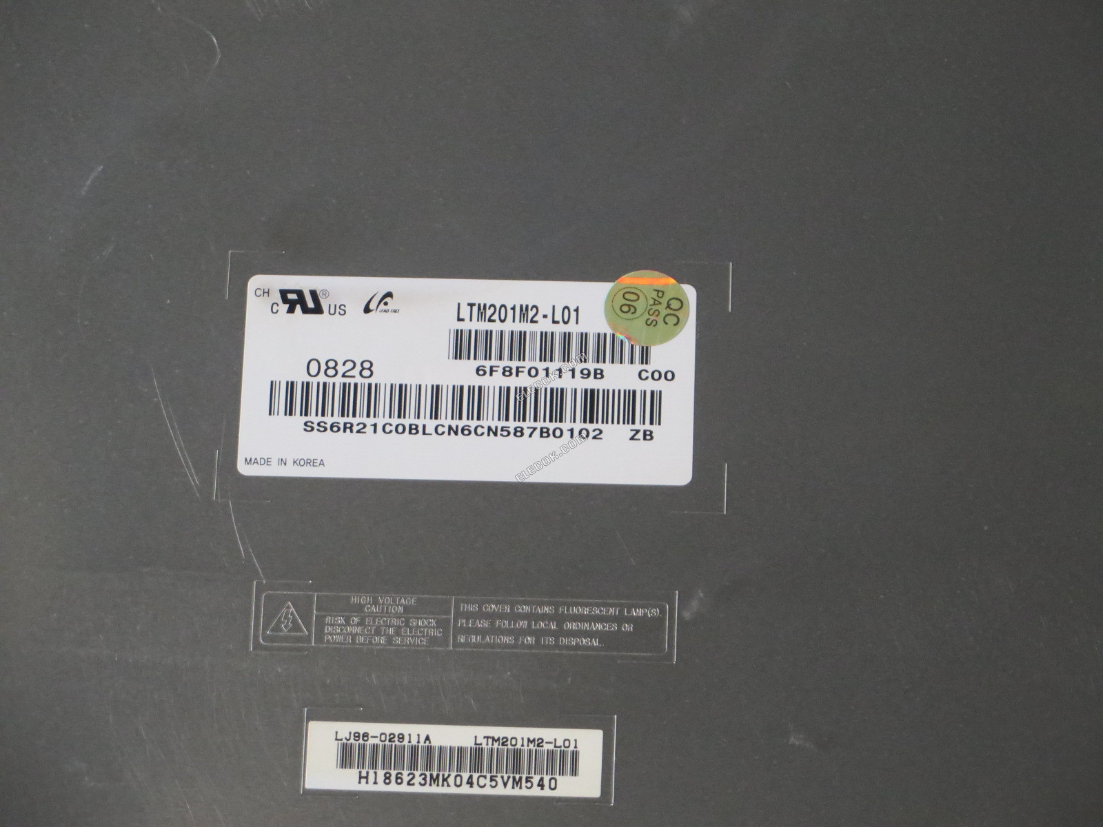 LTM201M2-L01 SAMSUNG 20,1" a-Si TFT-LCD Panel použitý 