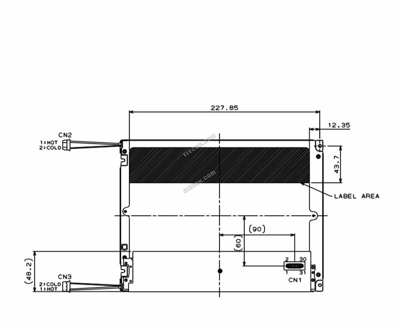 T-51513D104JU-FW-A-AF OPTREX 10,4" A-Si TFT-LCD Panel 
