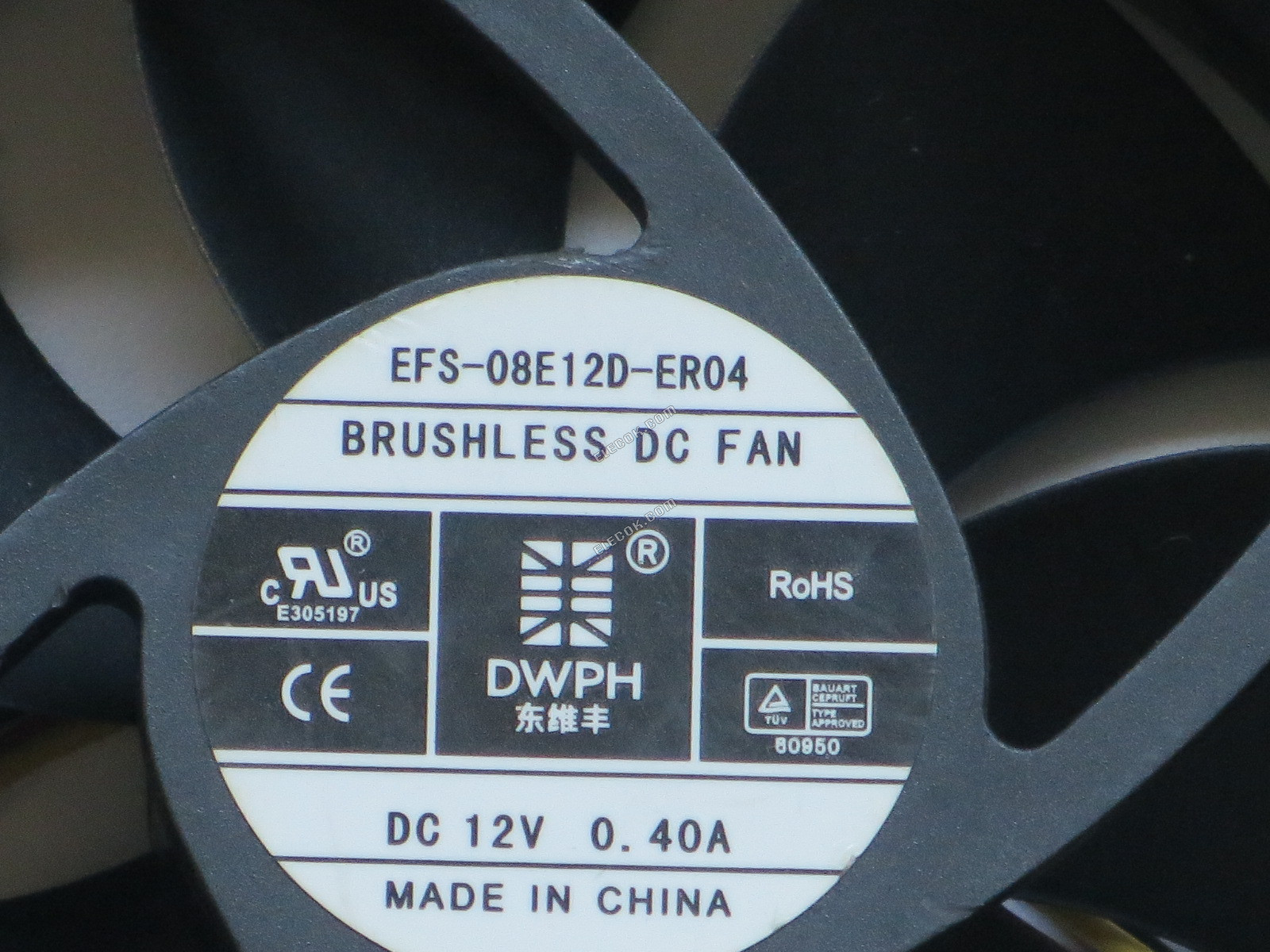 DWPH EFS-08E12D-ER04 12V 0,4A 3 vodiče 