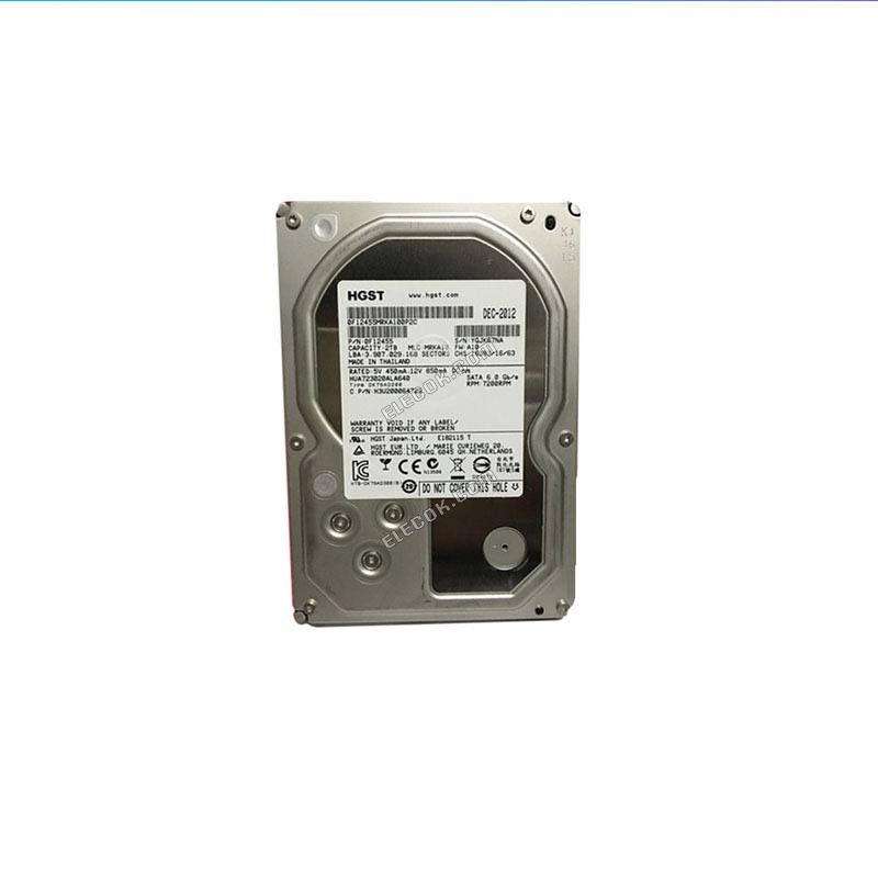 HDS 2TB 7.2K 3.5 6G SATA HUA723020ALA640 hard drive for sale
